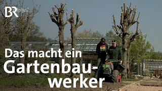 Gartenbauwerker  Ausbildung  Beruf  BR [upl. by Tibold978]