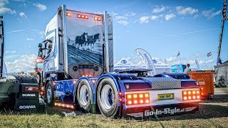 Irish style 🇮🇪  Scania V8 Straight Pipe Noise 🚨  Truckfest Peterborough 2021 [upl. by Barcus]