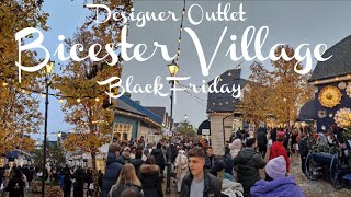 Bicester Village Walking Tour  Black Friday  Designer outlet  Luxury Brands  London  Oxford [upl. by Joslyn109]