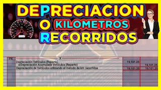 Como hacer una DEPRECIACION a VEHICULOS por KILOMETROS recorridos  asientos contables [upl. by Ayela190]