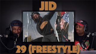 JID  29 Freestyle  FIRST REACTIONREVIEW [upl. by Eijneb]