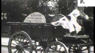 1950s UK Rag and Bone Man Scrapyard Scrap Archive Footage [upl. by Ittam65]