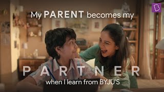 When You Learn From BYJU’S Parents Become Your Partners [upl. by Anelehs]