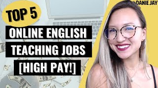 BEST Online English Teaching Jobs for Beginners w Highest Pay  Home Based ESL Jobs [upl. by Minica]