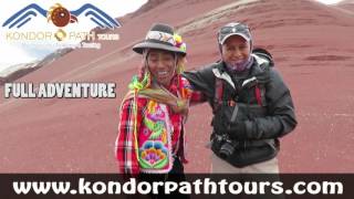 Rainbow Mountain Tour Peru Vinicunca Painted Mountain Day Trek [upl. by Griffis]