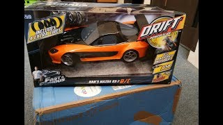 Unboxing Mazda RX7 Veilside Hans Fast and Furious Tokyo Drift Jada Toys RC Drift scale 112 [upl. by Carolyne]