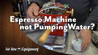 Espresso Machine NOT Pumping Water [upl. by Everest]