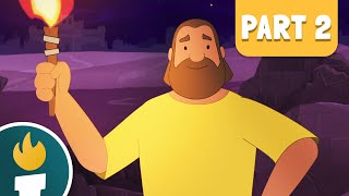 Nehemiah Rebuilds the Walls of Jerusalem – Pt 2 Animated Bible Story Bible Heroes of Faith Ep8 [upl. by Gney]