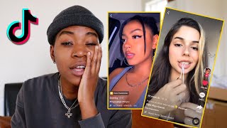 Reacting to ACTUALLY GOOD Lesbian Thirst Traps on Tik Tok [upl. by Otilopih]