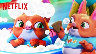 Glorbs Most Adorable Moments  Super Monsters  Netflix Jr [upl. by Michaud173]