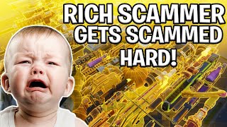 ANGRY Rich Kid Scams Himself Scammer Gets Scammed Fortnite Save The World [upl. by Trebor]