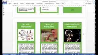 CÓMO HACER UN TRÍPTICO EN WORD [upl. by Dahl996]