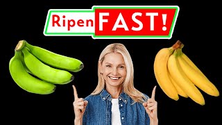 How To Ripen Bananas FAST StepbyStep Guide [upl. by Ecinereb357]