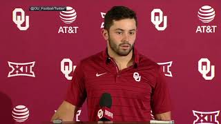 QB Baker Mayfield apologizes for planting Oklahoma Sooners flag at Ohio State  ESPN [upl. by Ettennyl]