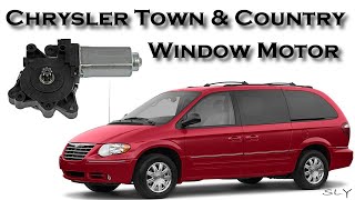 How to Change Power Window Motor for Chrysler Town amp Country or Dodge Grand Caravan 2001  2007 [upl. by Nagek]