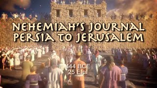 Nehemiah Returns from Persia to Rebuild Jerusalem  Discover Bible History amp Archaeology Megalim [upl. by Yerffej891]