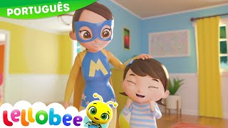 Desenho para Bebe  Super Mamãe  TV infantil  Desenhos Animados  Lellobee [upl. by Hsirt]