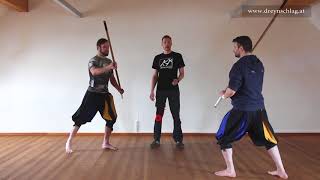 How To Fight With The Quarterstaff 1  Basic Attack [upl. by Nnylirak]