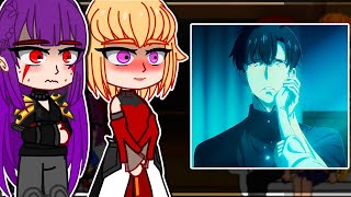 Hunters react to Sung Jin Woo  SEASON 2  Solo Leveling  GACHA REACT [upl. by Jeramie]