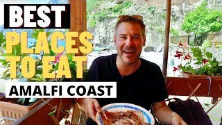 BEST PLACES TO EAT ON THE AMALFI COAST ITALY  Italy Travel Vlog [upl. by Patricio]