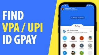 How to Find UPI VPA ID in Google Pay [upl. by Ecraep]