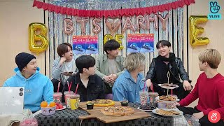 ENG SUB HD BETS💜 BTS BE VLIVE 2021 RM JIN SUGA JHOPE JIMIN V JUNGKOOK All Subs [upl. by Ettenim]