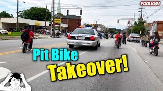 300 Pit Bikes Take Over Louisville DudeDate 2019 [upl. by Yhotmit]