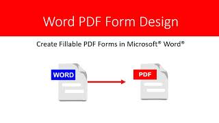 How to Create Fillable PDF Forms in Microsoft® Word®  2021 Tutorial [upl. by Behah315]