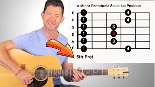 The A Minor Pentatonic Scale  Beginner Guitar Lesson [upl. by Agostino508]