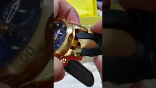 Replace invicta reserve watch rubber strap part 2 [upl. by Alocin511]