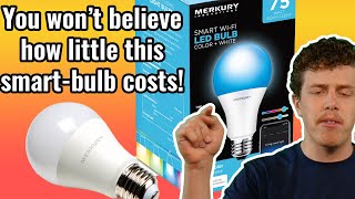 Merkury Innovations Smart LED Light Bulb Unboxing Setup amp Review  Best Smart Light Bulb 2020 [upl. by Nordek]