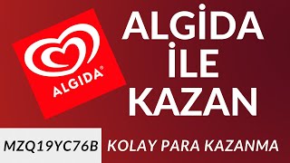 KOLAY PARA KAZANMA  ALGİDA İLE KAZAN  HEDİYE KODLARI [upl. by Ahsikel]