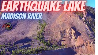 EarthQuake Lake  HWY 287  Madison River  West Yellowstone [upl. by Amzu489]