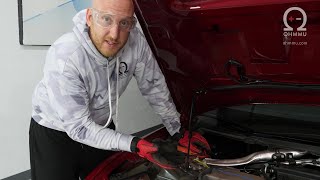 Tesla Model S  12V Battery Installation Ohmmu [upl. by Raymund]