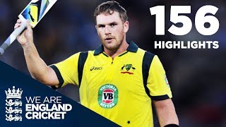 Aaron Finch 156 Off 63  Highest Ever IT20 Score  Full Highlights [upl. by Ahtnahc]