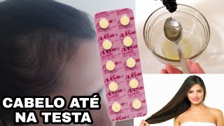 NÃO USE MUITO CRESCE CABELO MUITO RÁPIDO PARA DE CAIR E ALINHA FÓRMULA POTENTE [upl. by Ellatnahc]