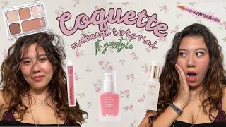 COQUETTE makeup tutorial ft YesStyle [upl. by Nigen]