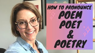 Learn to Pronounce POEM POET POETRY  American English Pronunciation Lesson learnenglish [upl. by Ylac]