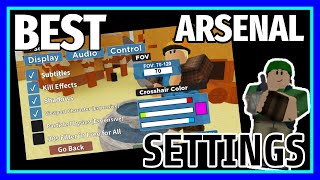 Best settings in Arsenal Full guide UPDATED  Roblox [upl. by Elvis]