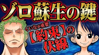 ゾロ救済のために必要なのは”約束”！？くいなからリューマまで、ゾロに関わる重要人物の伏線が回収される！【 ONEPIECE  ワンピース 1040話 】 [upl. by Caresse866]