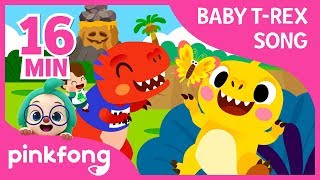 Im a Baby TRex and more  Compilation  Baby TRex Songs  Pinkfong Songs for Children [upl. by Otsirave]