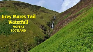 Grey Mares Tail Waterfalls Moffat Scotland [upl. by Coopersmith]