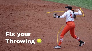 Breakdown How to Throw a Softball Correctly [upl. by Dyann]