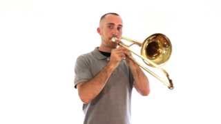 Trombone Lesson 2 First Sounds [upl. by Lachman623]